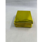 Disposable emergency blanket